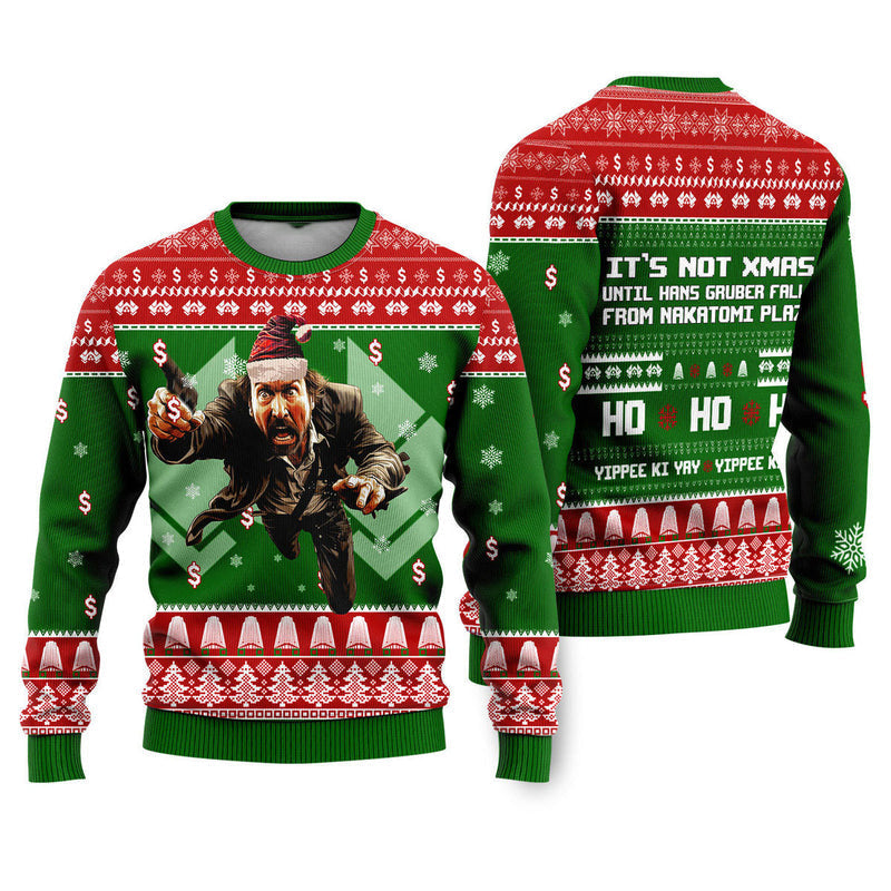 Christmas Nakatomi Plaza Ugly Christmas Sweater For Men & Women Christmas Gift Sweater US4592 - WeCustomit