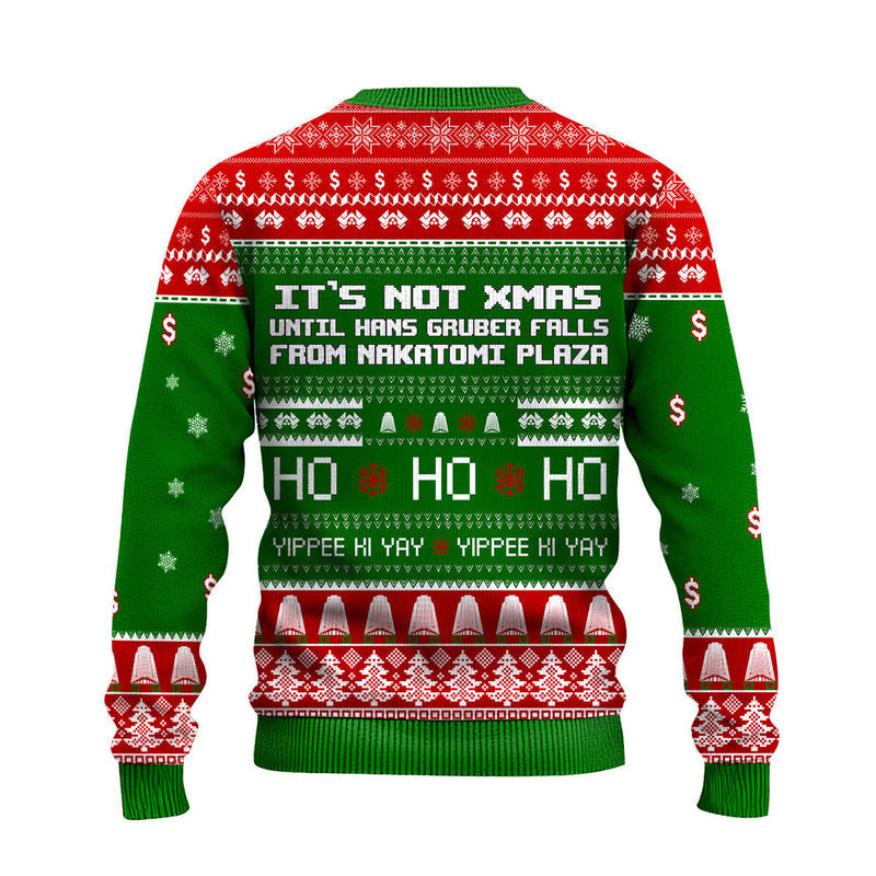 Christmas Nakatomi Plaza Ugly Christmas Sweater For Men & Women Christmas Gift Sweater US4592 - WeCustomit