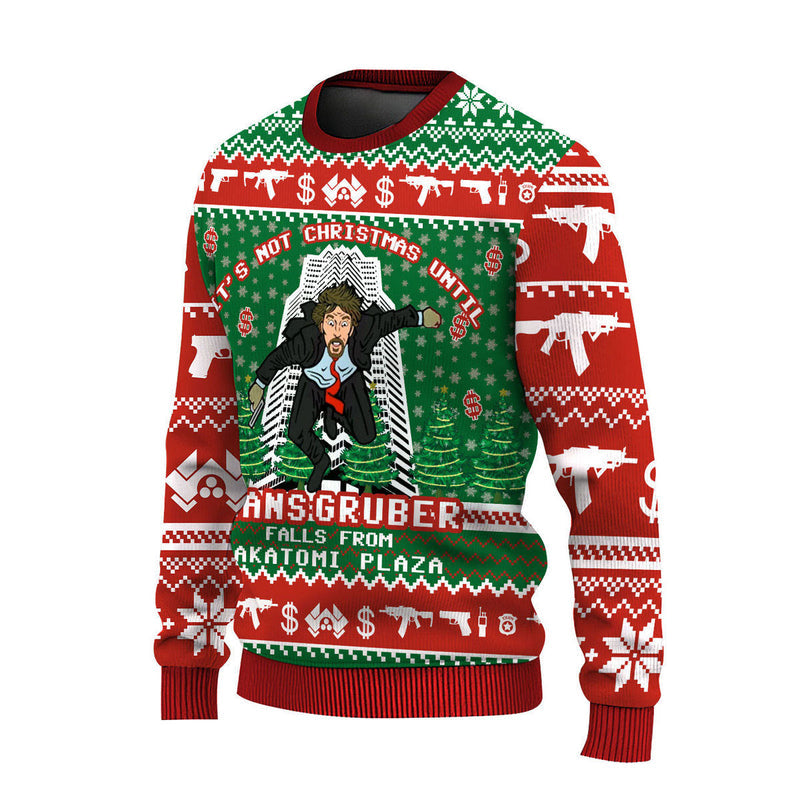 It's Not Christmas Nakatomi Plaza Ugly Christmas Sweater For Men & Women Christmas Gift Sweater US4596 - WeCustomit