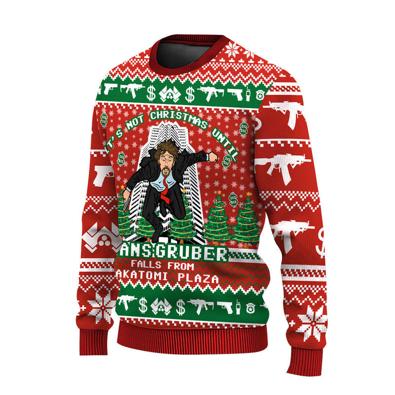 It's Not Christmas Nakatomi Plaza Ugly Christmas Sweater For Men & Women Christmas Gift Sweater US4597 - WeCustomit