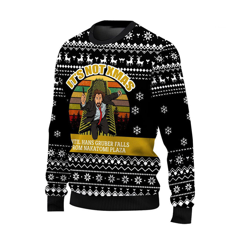 Fall From Nakatomi Plaza Ugly Christmas Sweater For Men & Women Christmas Gift Sweater US4602 - WeCustomit