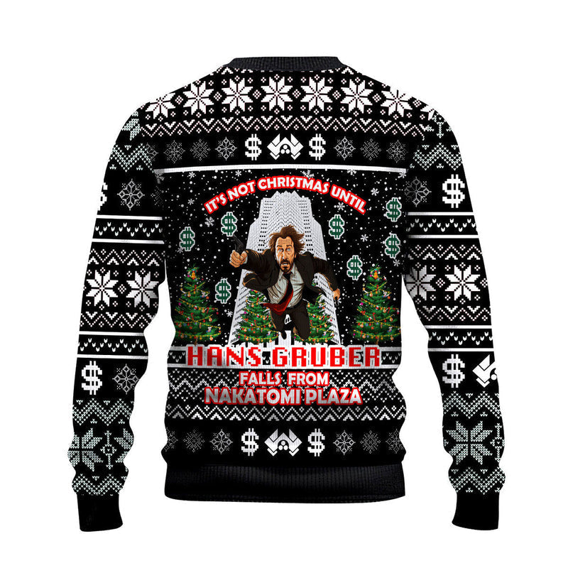 It's Not A Christmas Until Fall From Nakatomi Plaza Ugly Christmas Sweater For Men & Women Christmas Gift Sweater US4605 - WeCustomit