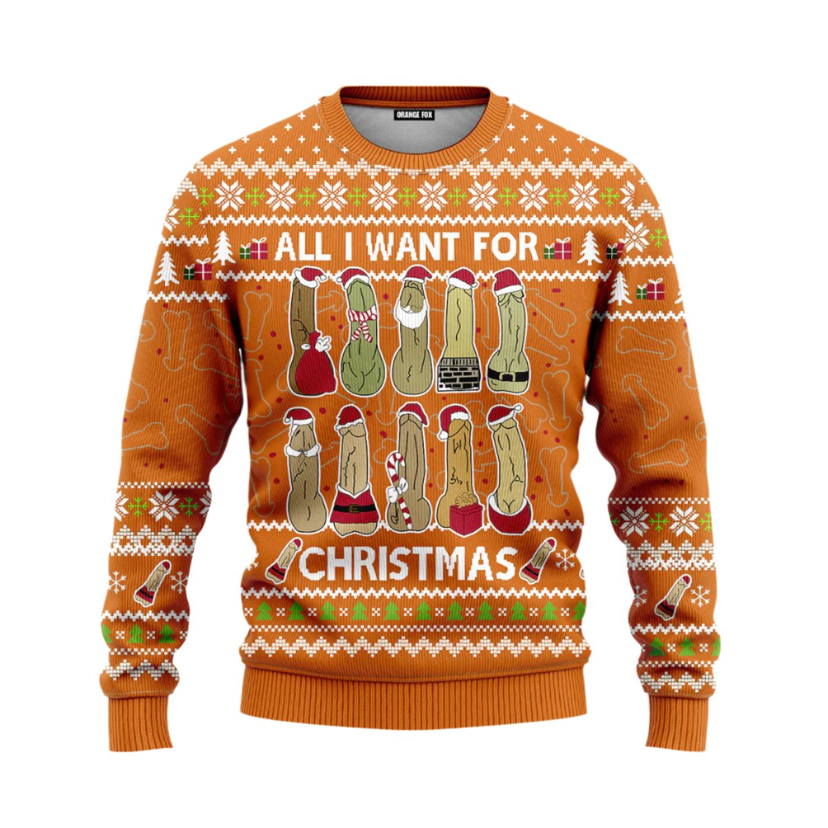 All I Want For Christmas Is You Funny Ugly Christmas Sweater - WeCustomit