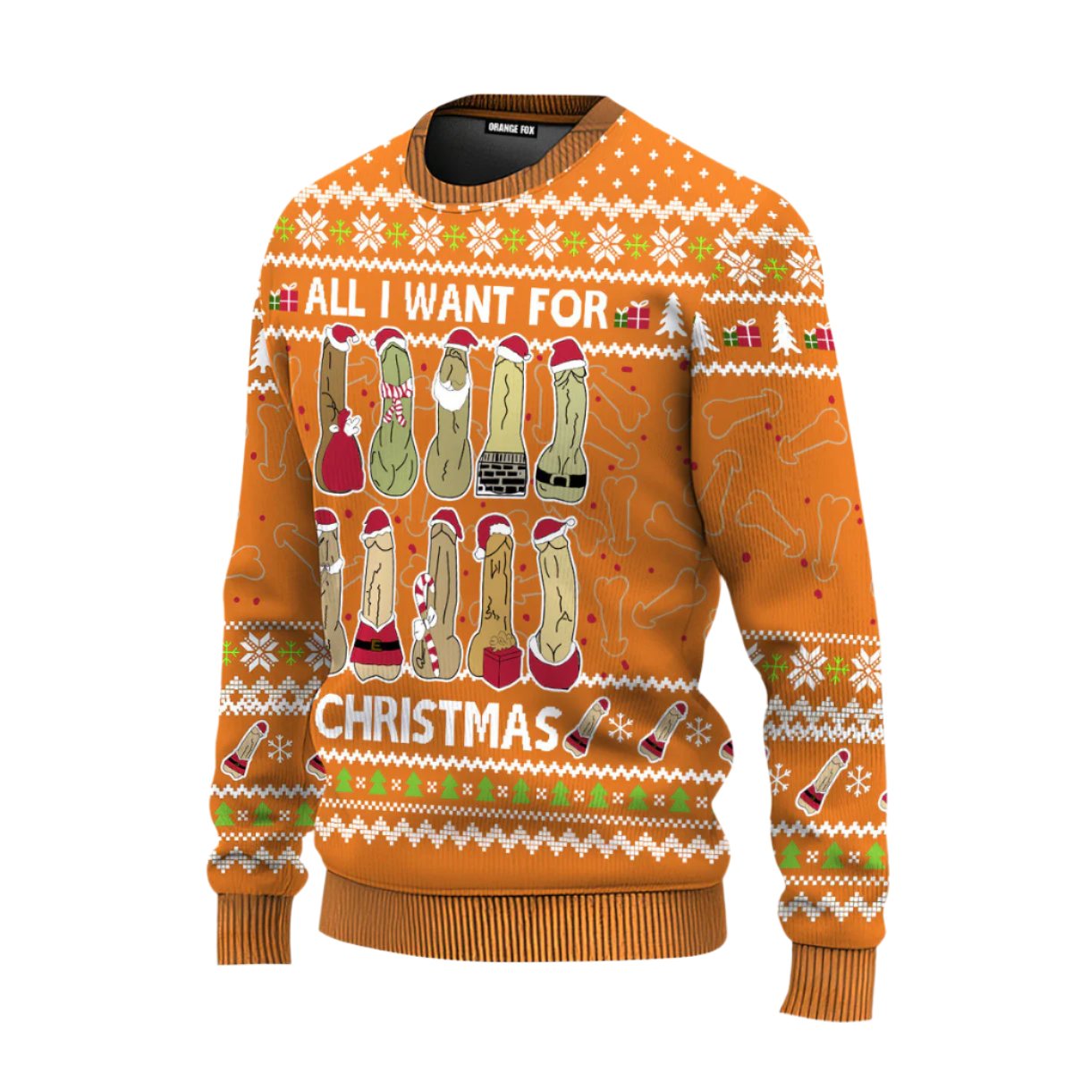 All I Want For Christmas Is You Funny Ugly Christmas Sweater - WeCustomit