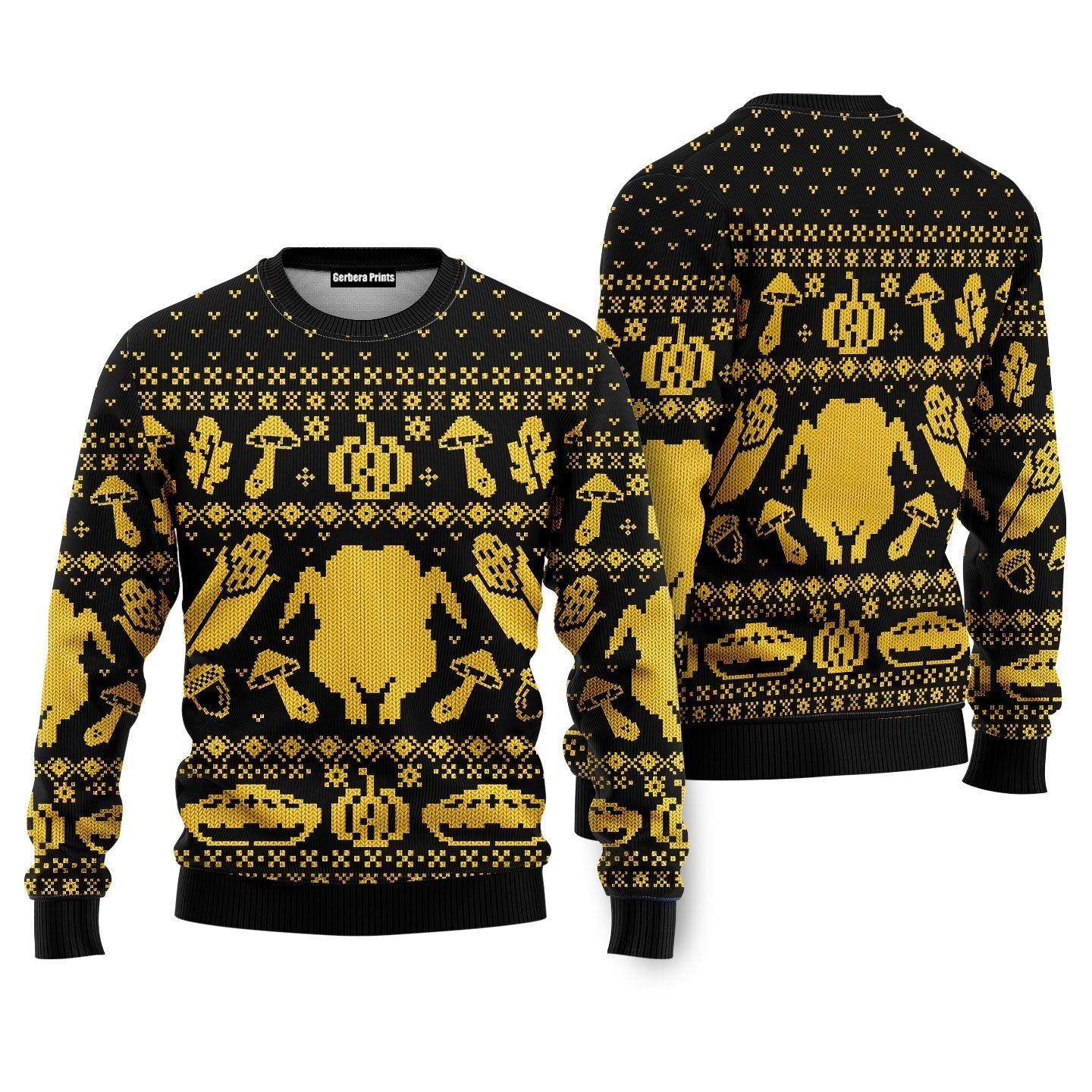 Turkey Thanksgiving Ugly Christmas Sweater - WeCustomit