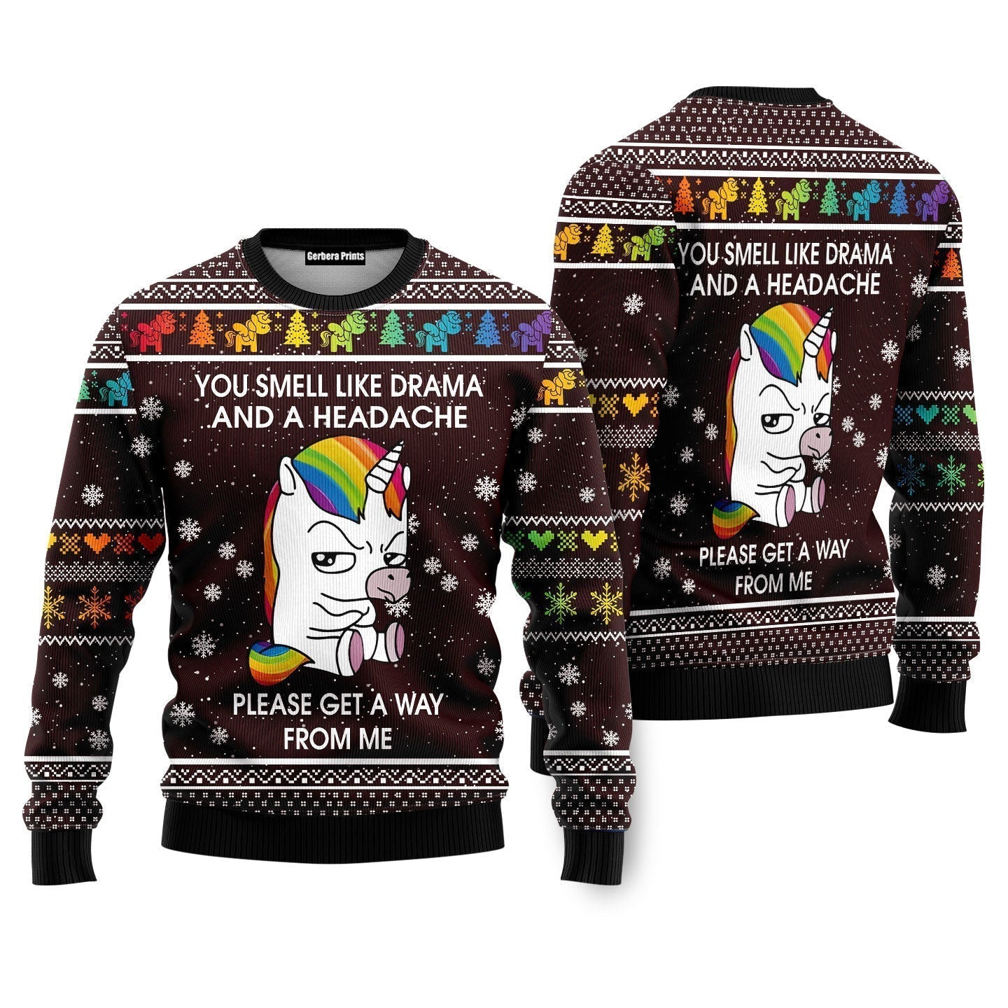 Unicorn Funny Ugly Christmas Sweater - WeCustomit