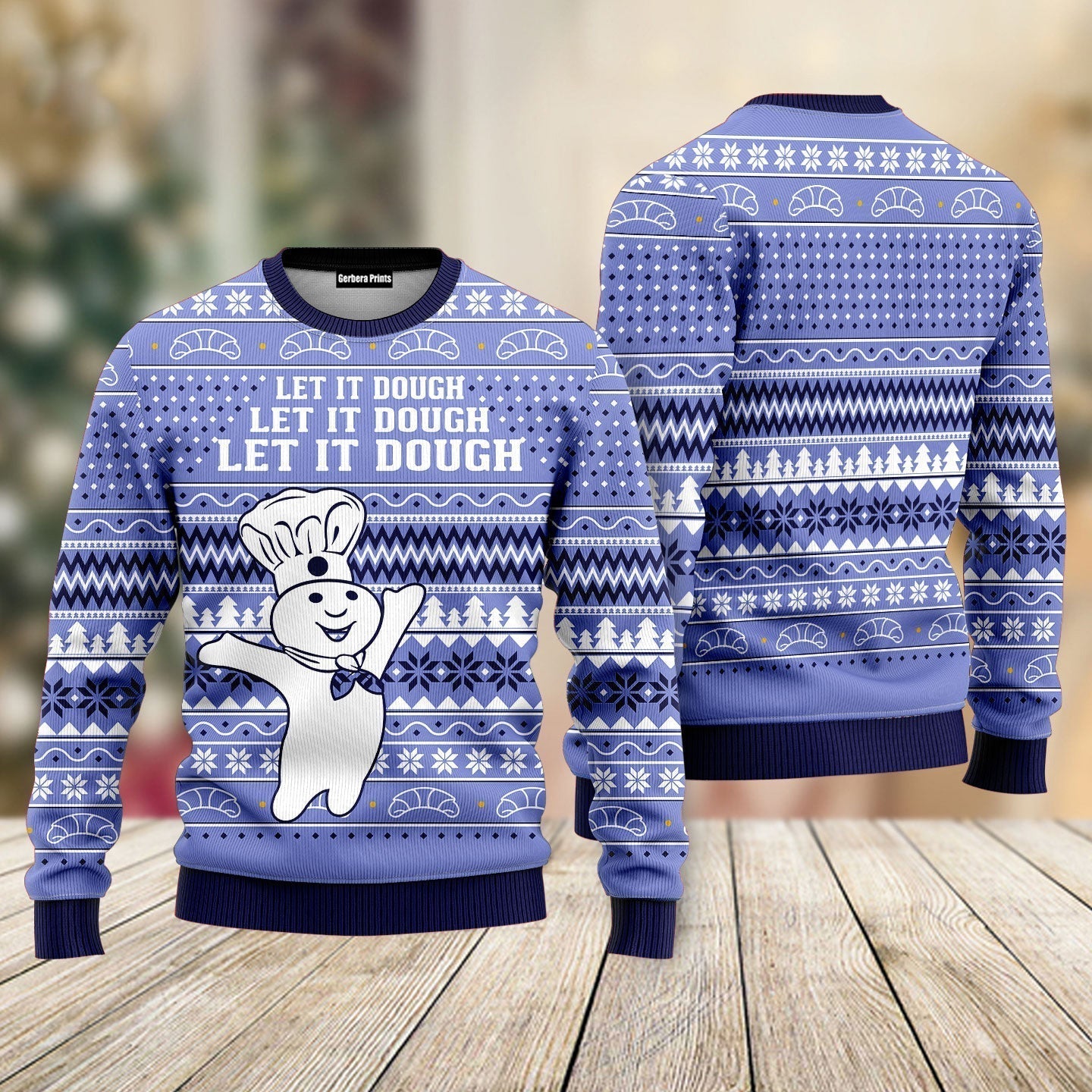 Let It Dough Ugly Christmas Sweater - WeCustomit