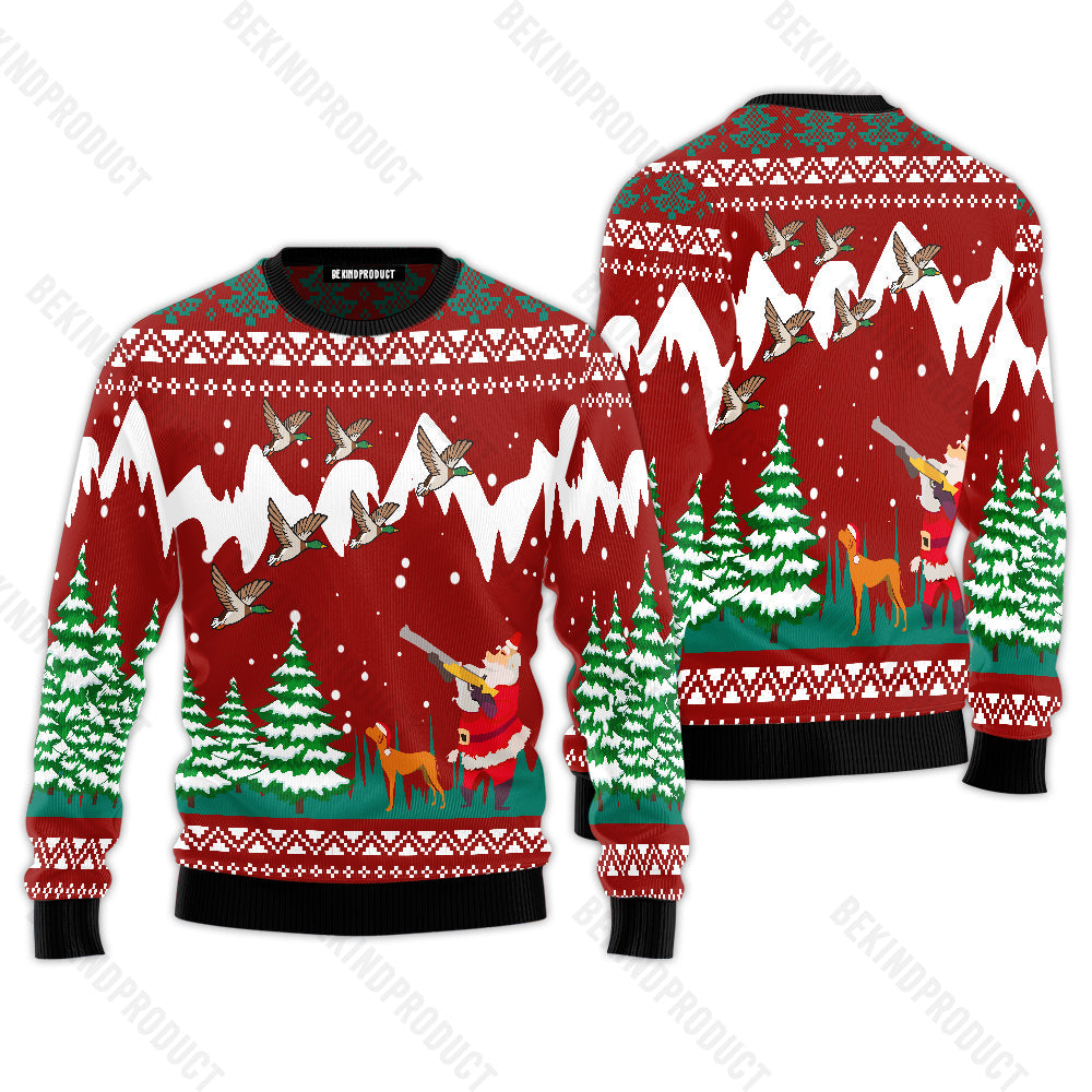 Duck Hunting Christmas Is Coming Ugly Christmas Sweater For Men & Women Christmas Gift Sweater USN1101 - WeCustomit