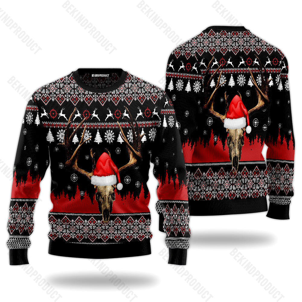 Deer Hunting Christmas Ugly Christmas Sweater For Men & Women Christmas Gift Sweater USN1130 - WeCustomit