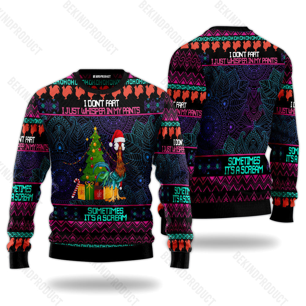 Chicken Funny Christmas Ugly Christmas Sweater For Men & Women Christmas Gift Sweater USN1140 - WeCustomit