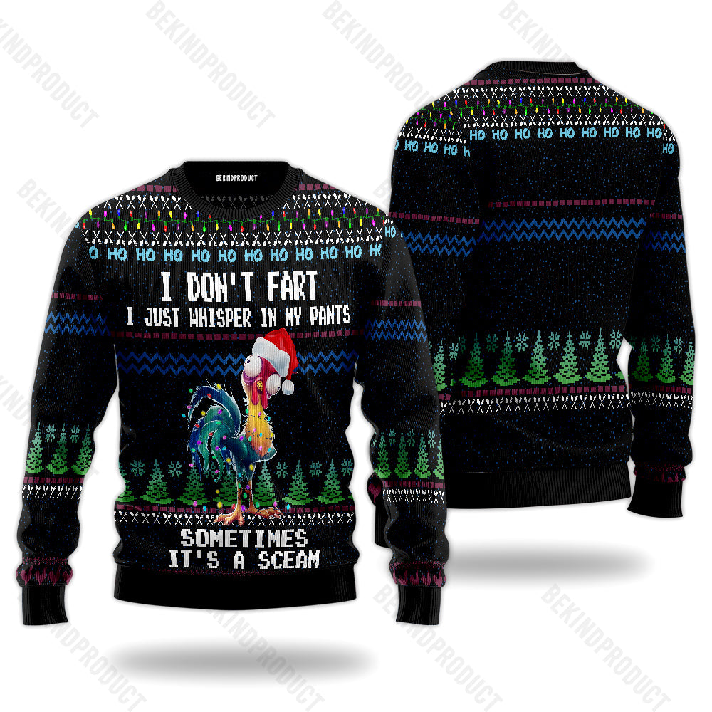 It‘s Scream Chicken Ugly Christmas Sweater For Me & Women Christmas Gift Thanksgiving Sweater USN1151 - WeCustomit