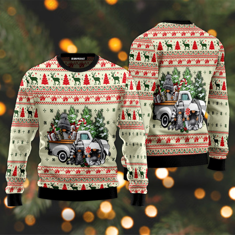 Merry Christmas Gnomies Ugly Christmas Sweater For Men & Women Christmas Gift Sweater USN2021 - WeCustomit