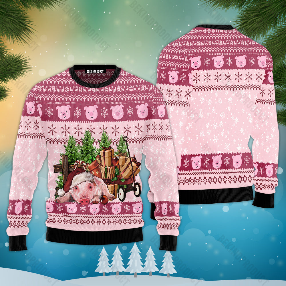 Lovely Pig Ugly Christmas Sweater For Men & Women Christmas Gift Sweater USN3002 - WeCustomit