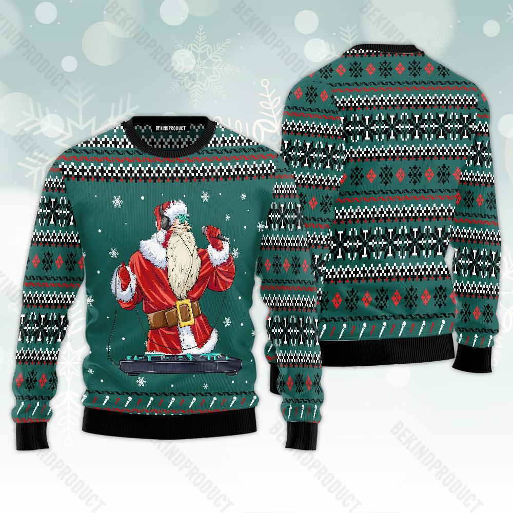 Christmas Santa Claus Singing Ugly Christmas Sweater For Men & Women Christmas Gift Sweater USN3011 - WeCustomit