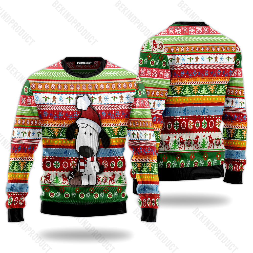 Christmas Dog Ugly Christmas Sweater For Men & Women Christmas Gift Sweater USN3021 - WeCustomit