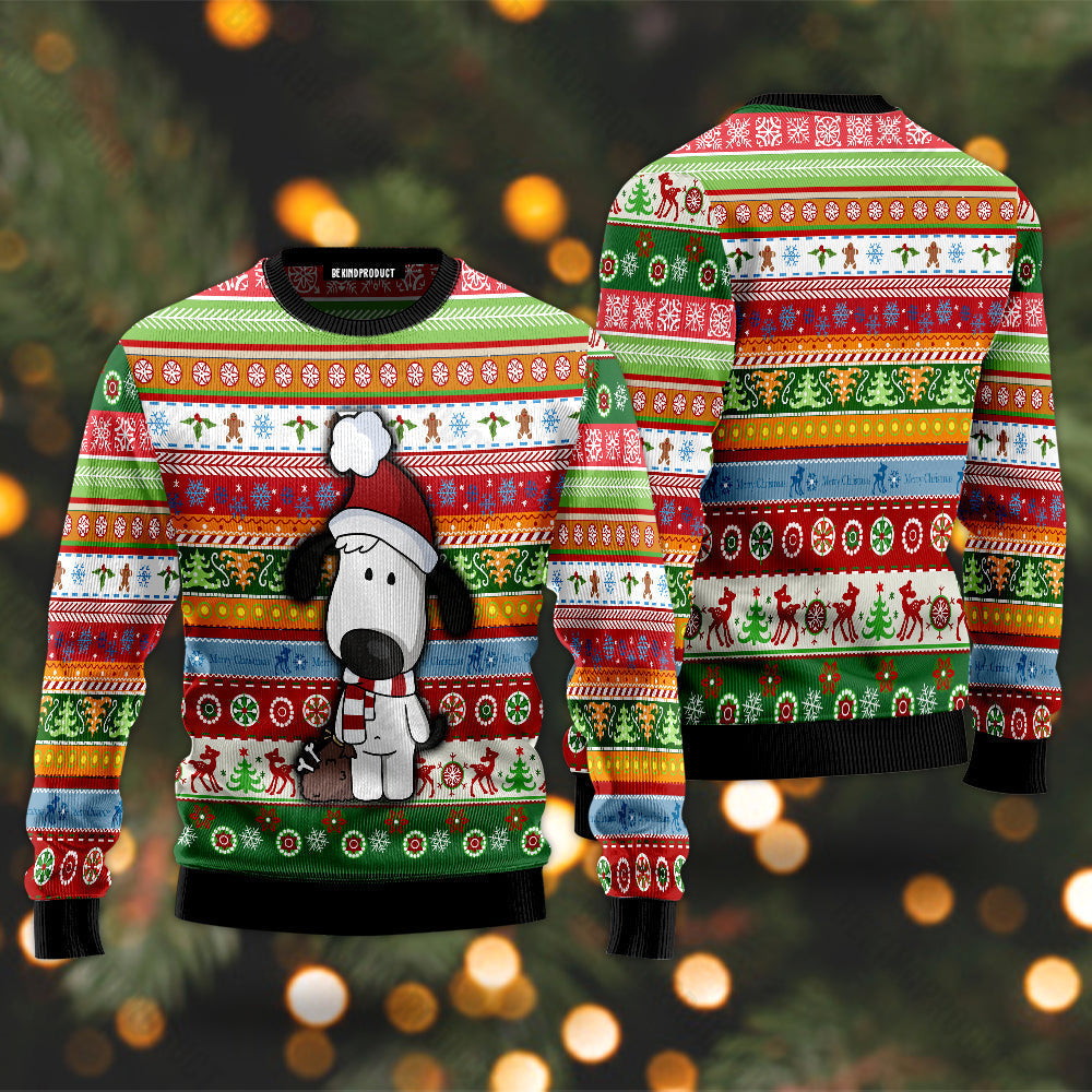 Christmas Dog Ugly Christmas Sweater For Men & Women Christmas Gift Sweater USN3021 - WeCustomit