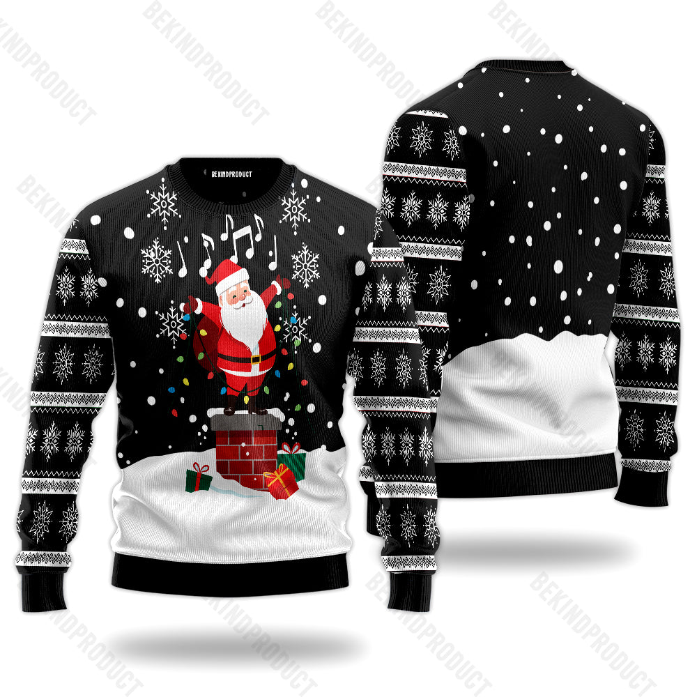 Santa Claus Party Ugly Christmas Sweater For Men & Women Christmas Gift Sweater USN3026 - WeCustomit