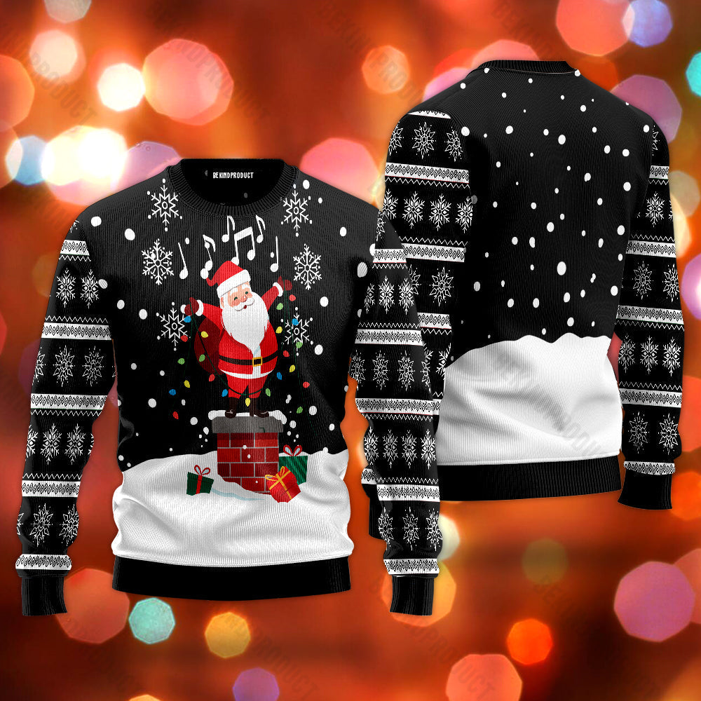 Santa Claus Party Ugly Christmas Sweater For Men & Women Christmas Gift Sweater USN3026 - WeCustomit
