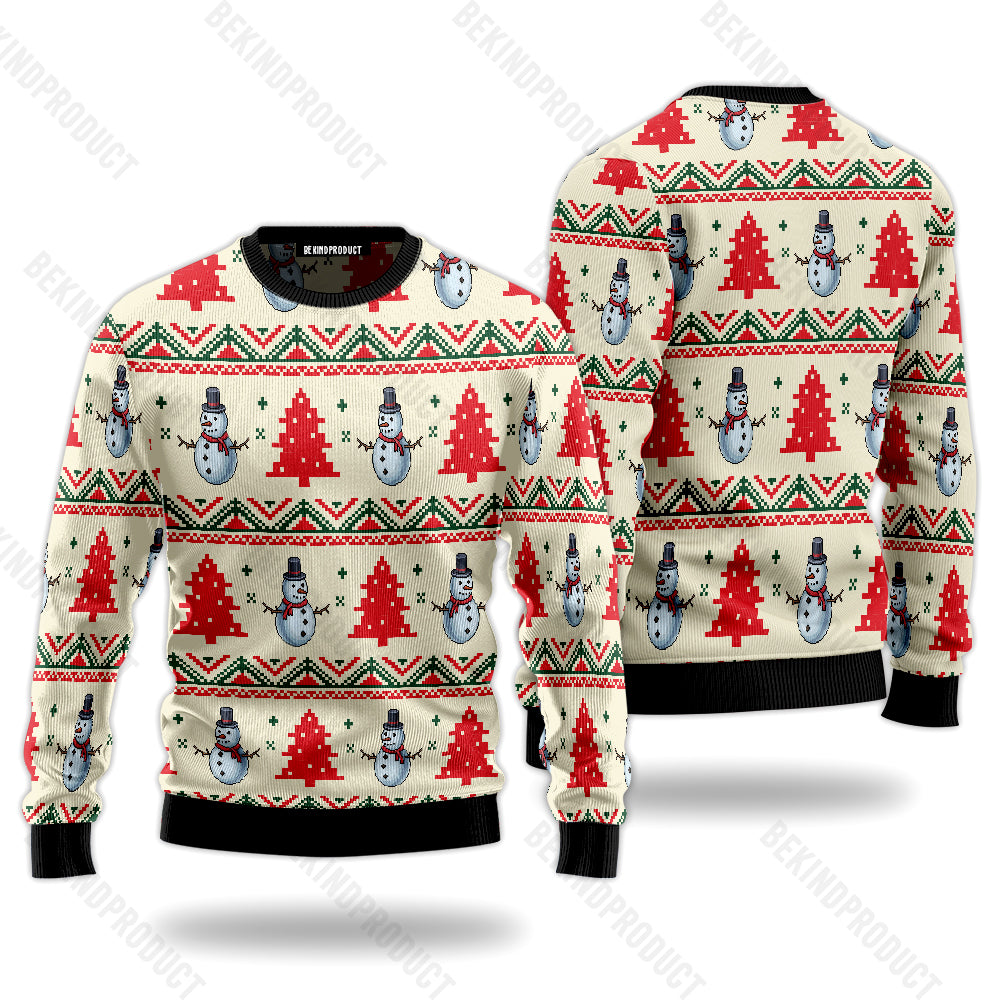 Amazing Snowman Ugly Christmas Sweater For Men & Women Christmas Gift Sweater USN3028 - WeCustomit