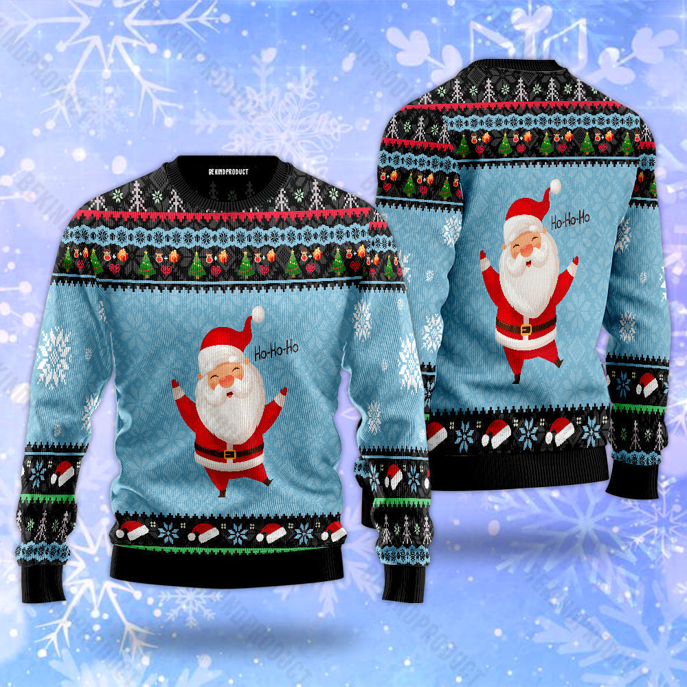 Funny Santa Claus Ugly Christmas Sweater For Men & Women Christmas Gift Sweater USN3044 - WeCustomit