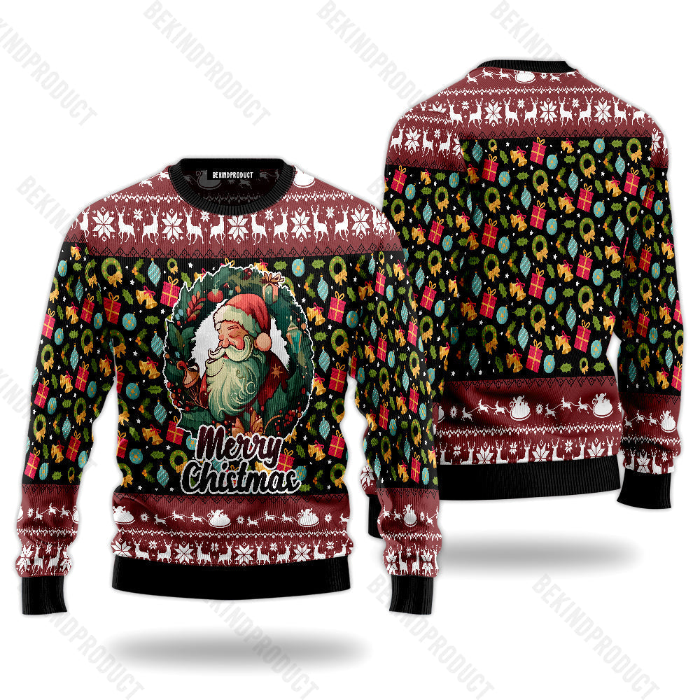 Santa Merry Christmas Ugly Christmas Sweater For Me & Women Christmas Gift Thanksgiving Sweater USN3078 - WeCustomit