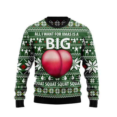 Big Booty Ugly Christmas Sweater For Men & Women Christmas Gift Sweater US1465 - WeCustomit