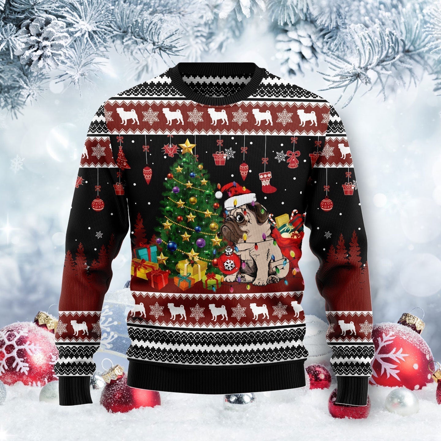 Merry Christmas Ugly Christmas Sweater For Men & Women Christmas Gift Sweater US1738 - WeCustomit