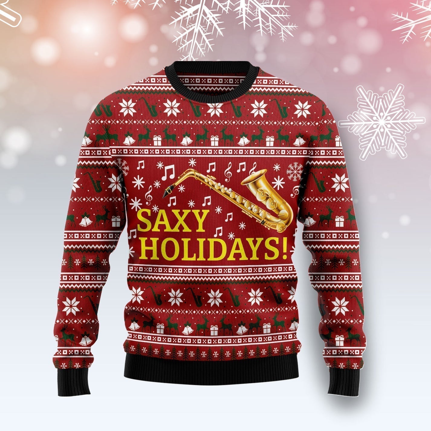 Saxy Holidays Ugly Christmas Sweater For Men & Women Christmas Gift Sweater US2882 - WeCustomit