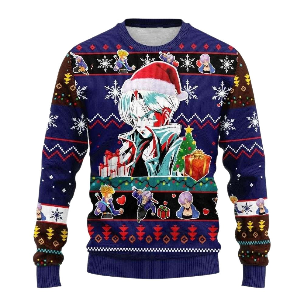 Trunk Anime Dragon Ball Z Ugly Christmas Sweater For Men & Women Christmas Gift Sweater US4171 - WeCustomit