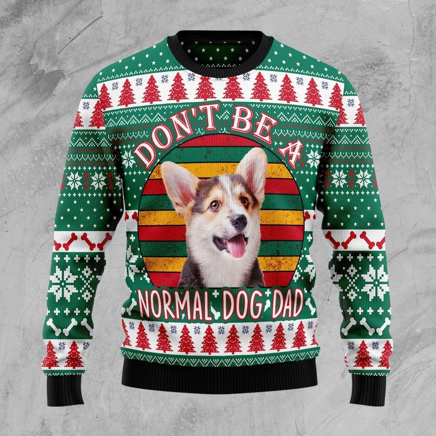 Welsh Corgi Dog Dad Ugly Christmas Sweater For Men & Women Christmas Gift Sweater US3580 - WeCustomit
