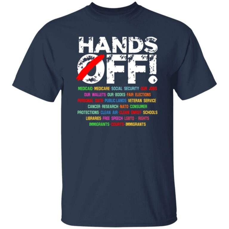 Women’s Hands Off Protest T-Shirt - WeCustomit