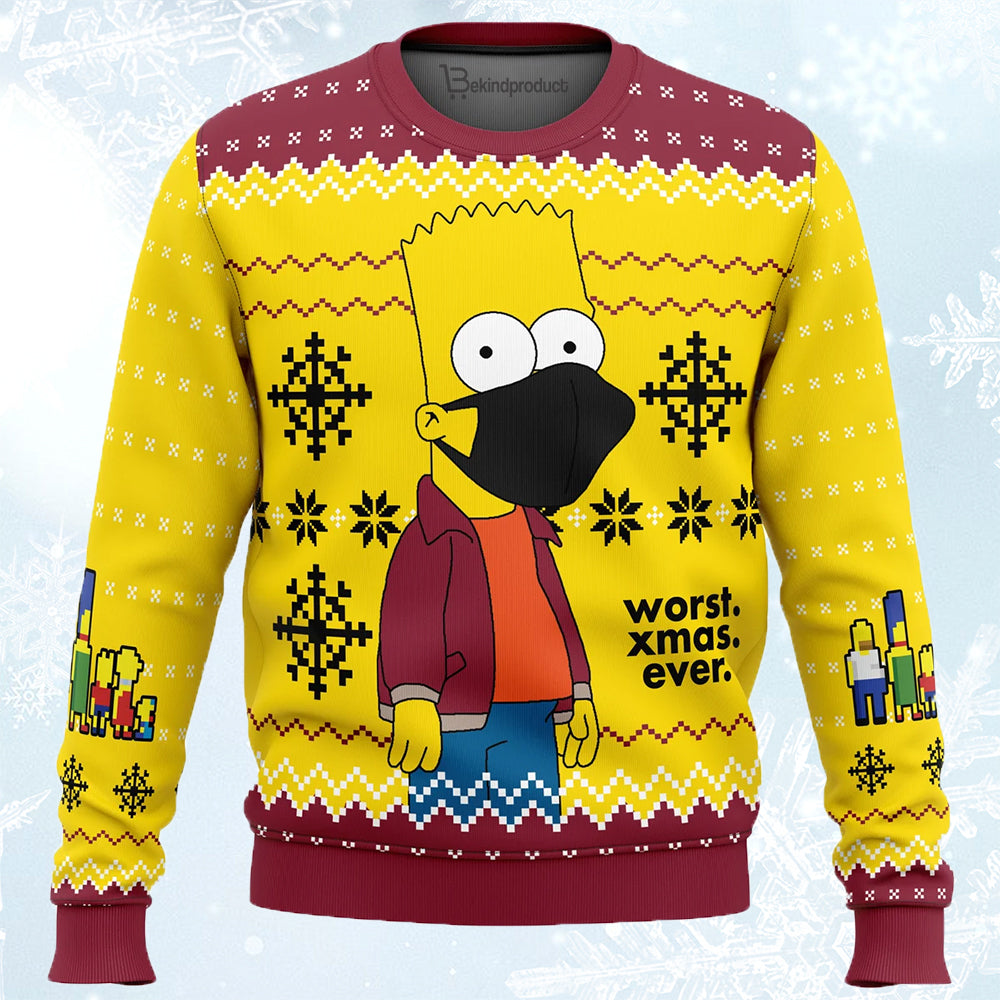 Worst Xmas Ever Ugly Christmas Sweater For Men & Women Christmas Gift Sweater PT860 - WeCustomit