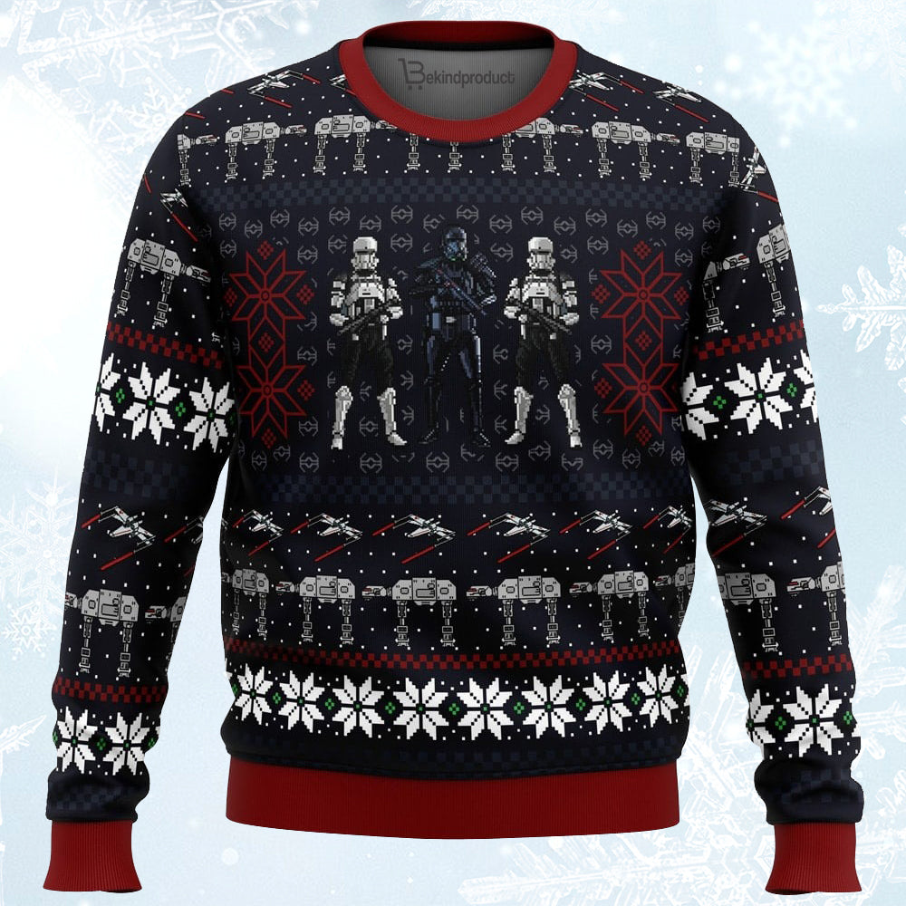Wrath of the Empire Rogue One Ugly Christmas Sweater For Men & Women Christmas Gift Sweater PT398 - WeCustomit