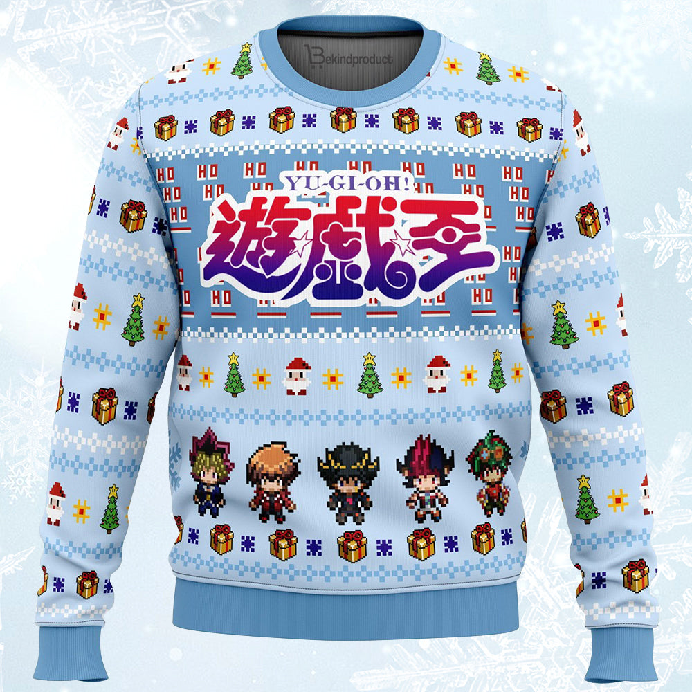 Yugioh Ugly Christmas Sweater For Men & Women Christmas Gift Sweater PT357 - WeCustomit