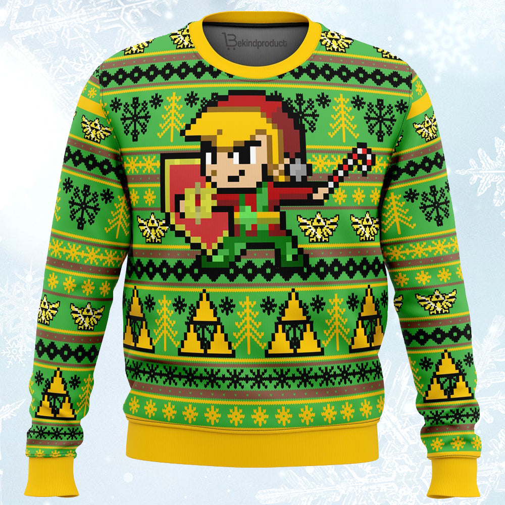 Zelda Holiday Ugly Christmas Sweater For Men & Women Christmas Gift Sweater PT359 - WeCustomit