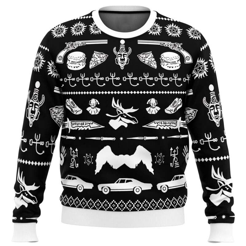 A Very Supernatural Christmas Supernatural Ugly Christmas Sweater - WeCustomit
