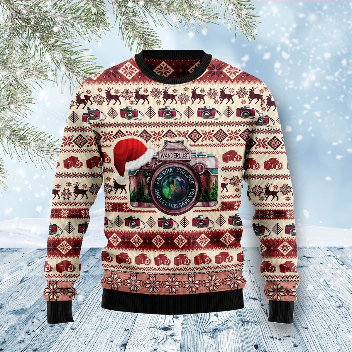 Photograph Save You Ugly Christmas Sweater For Men & Women Christmas Gift Sweater US1209 - WeCustomit
