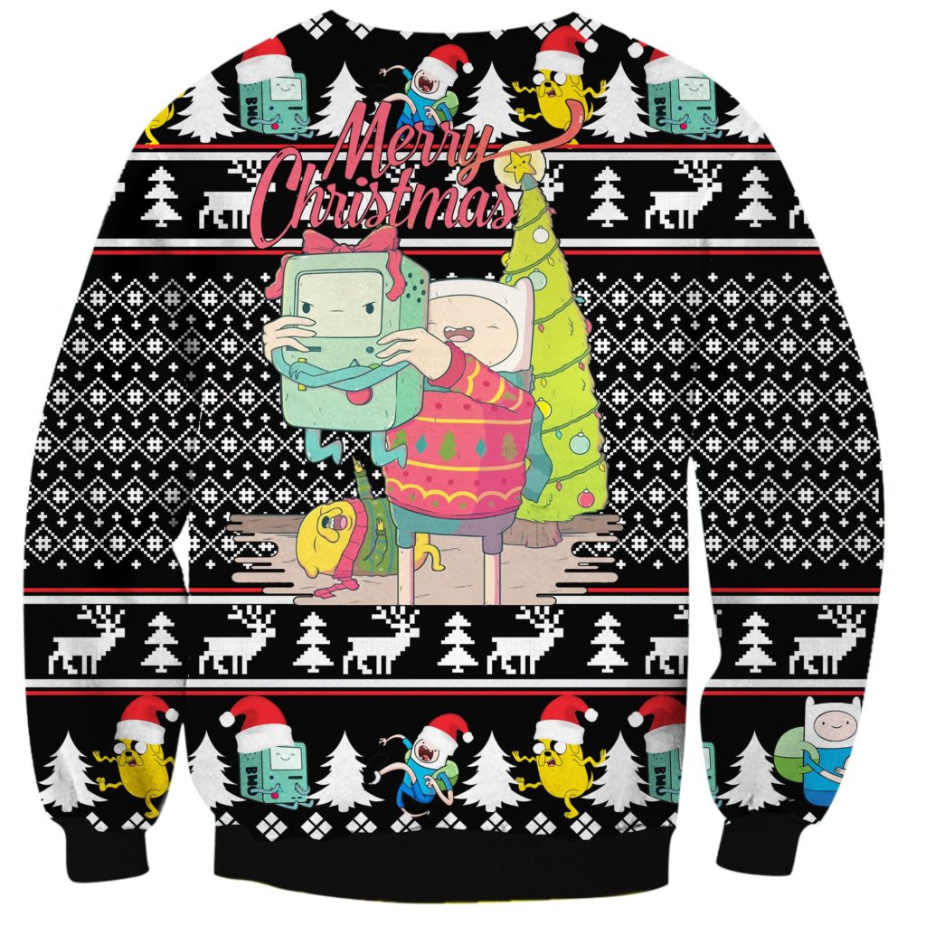 Adventure Time Ugly Christmas Sweater For Men & Women Christmas Gift Sweater US4358 - WeCustomit