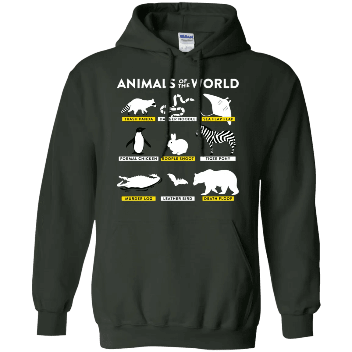 Animals Of The World Hoodie - WeCustomit