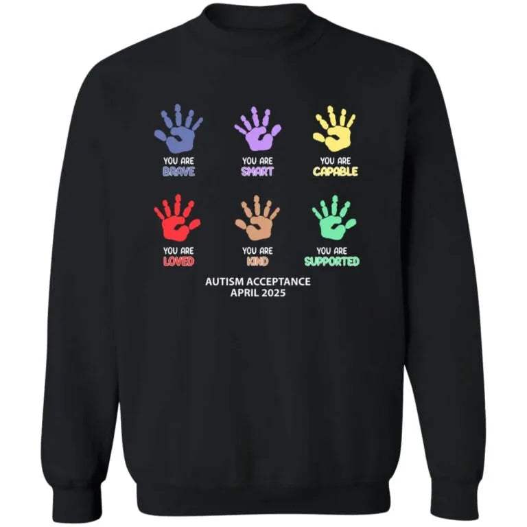 Autism Acceptance April 2025 Sweatshirt - WeCustomit