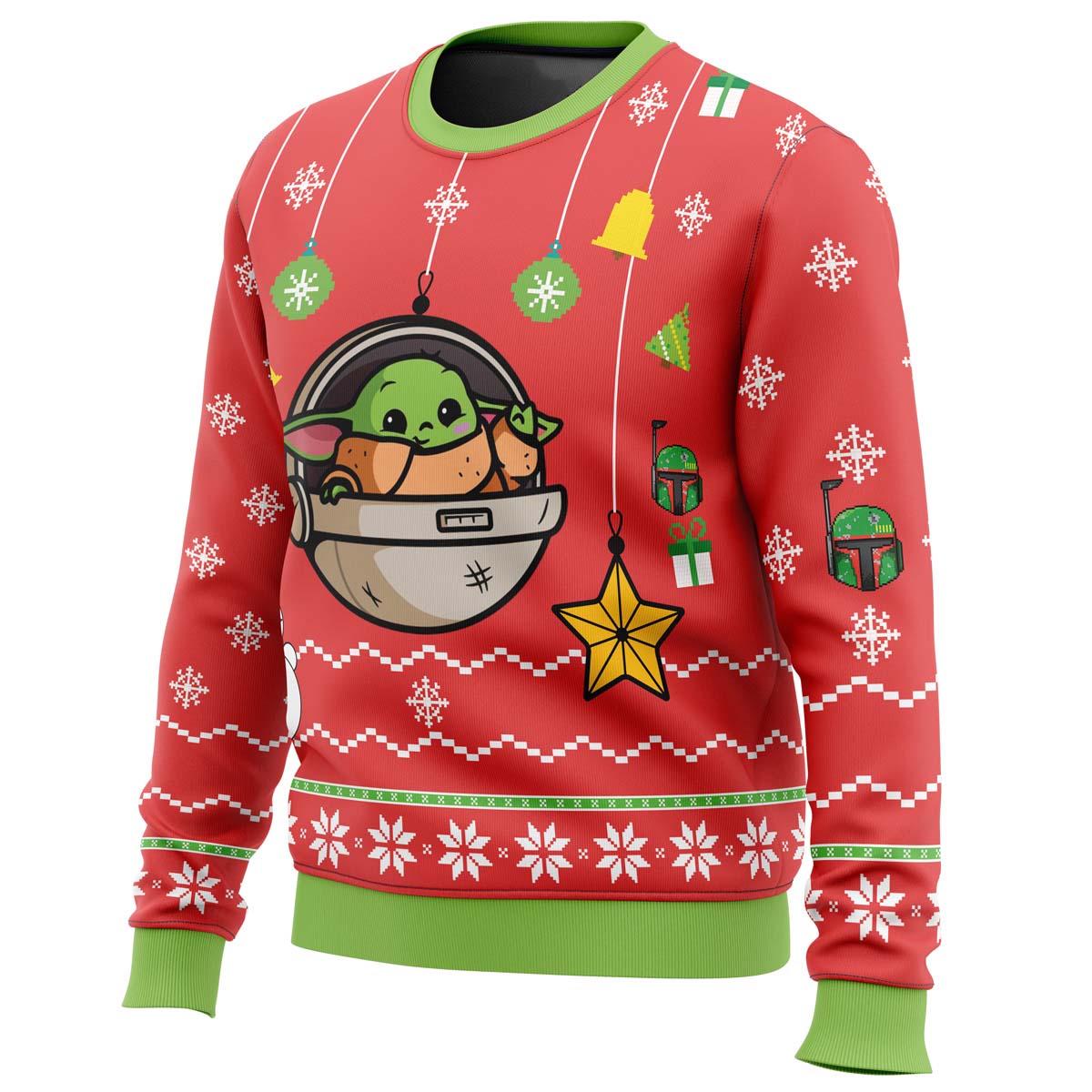 Baby Yoda Ugly Christmas Sweater - WeCustomit