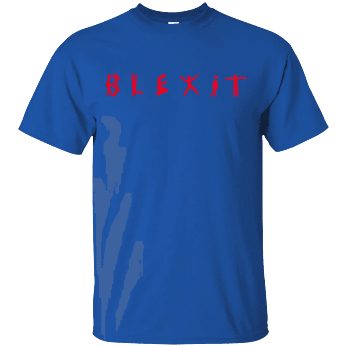 Blexit Shirt Red Text - WeCustomit