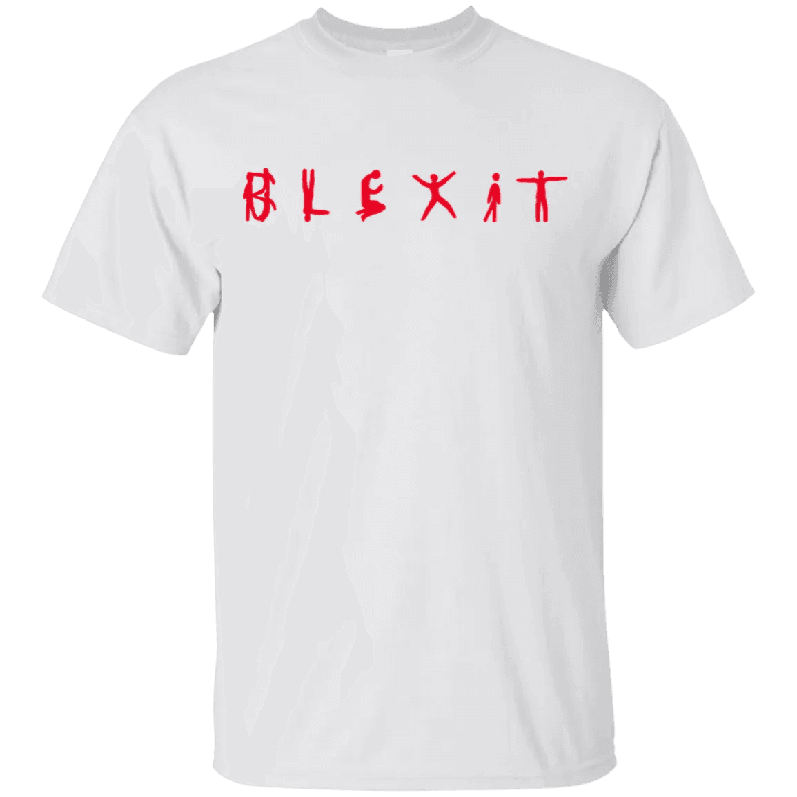 Blexit Shirt Red Text - WeCustomit
