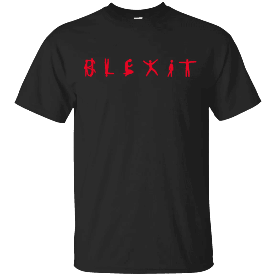 Blexit Shirt Red Text - WeCustomit