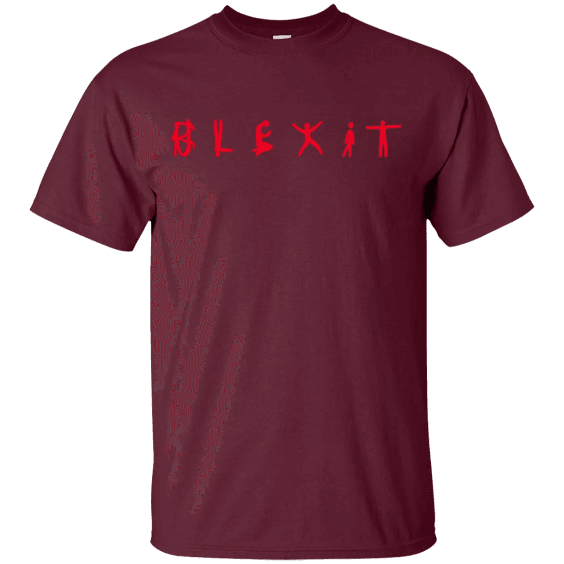 Blexit Shirt Red Text - WeCustomit