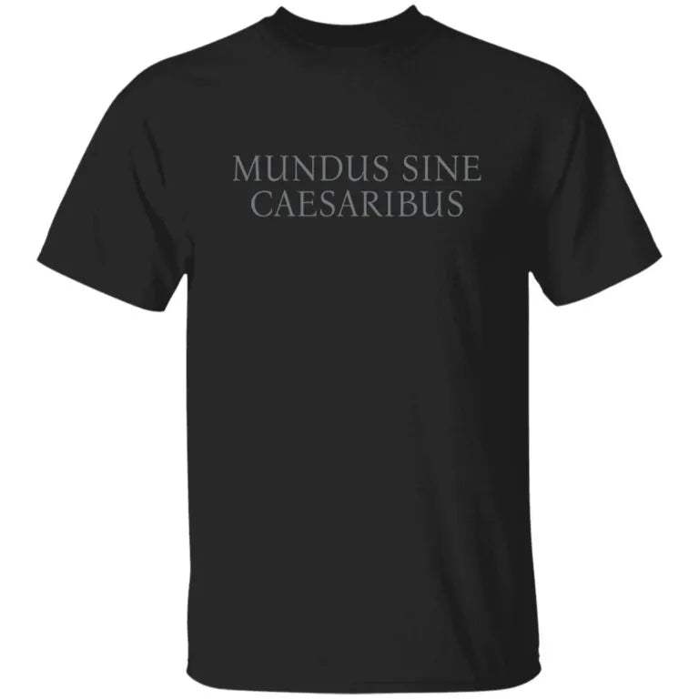 Bluesky CEO Jay Graber Wearing Mundus Sine Caesaribus Shirt - WeCustomit