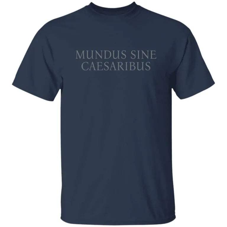 Bluesky CEO Jay Graber Wearing Mundus Sine Caesaribus Shirt - WeCustomit