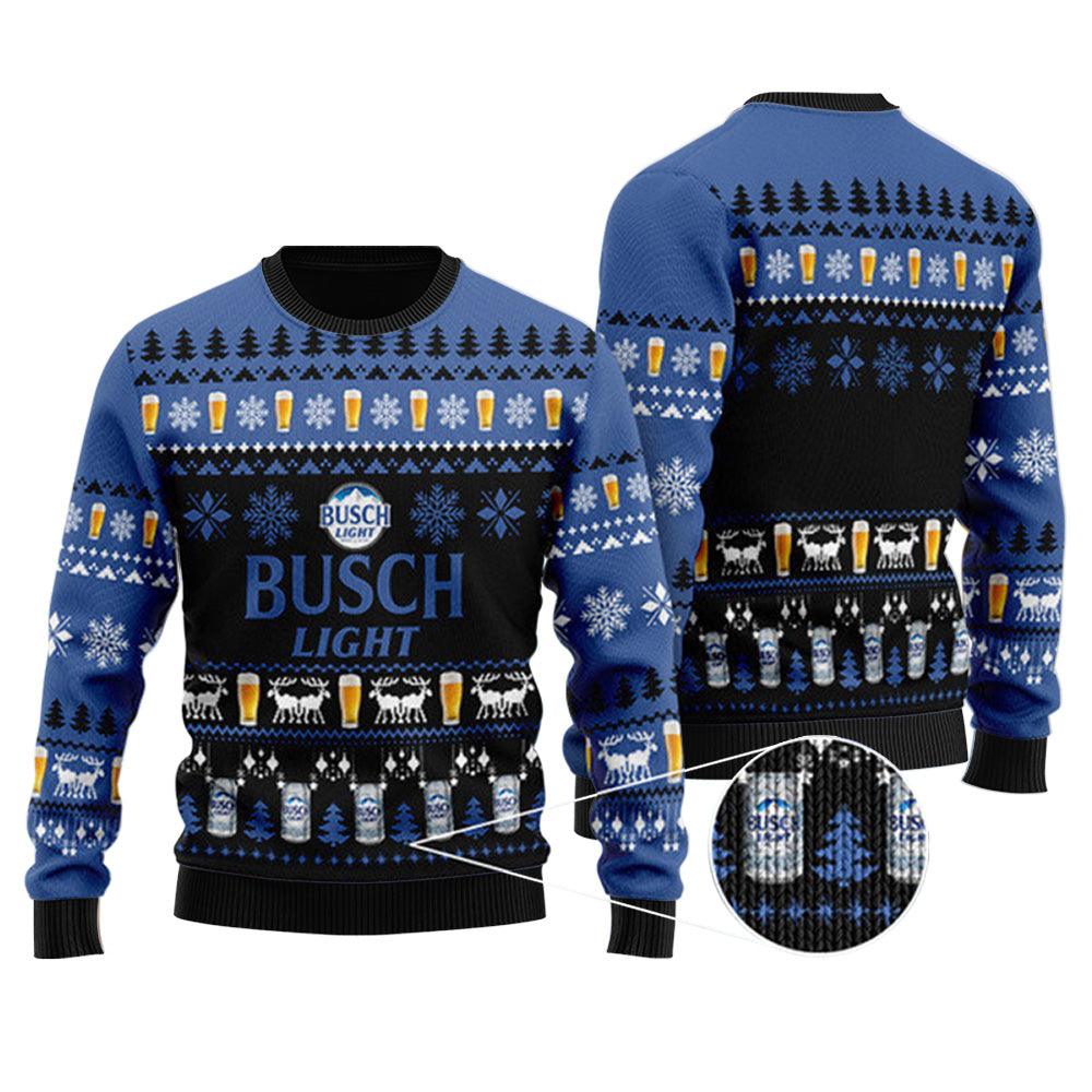 Busch Light Ugly Christmas Sweater - WeCustomit