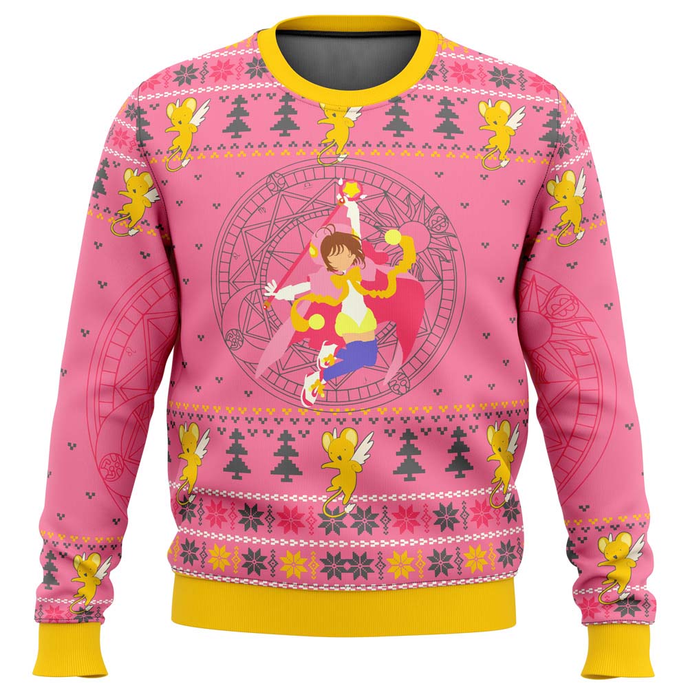 Cardcaptor Sakura Ugly Christmas Sweater - WeCustomit