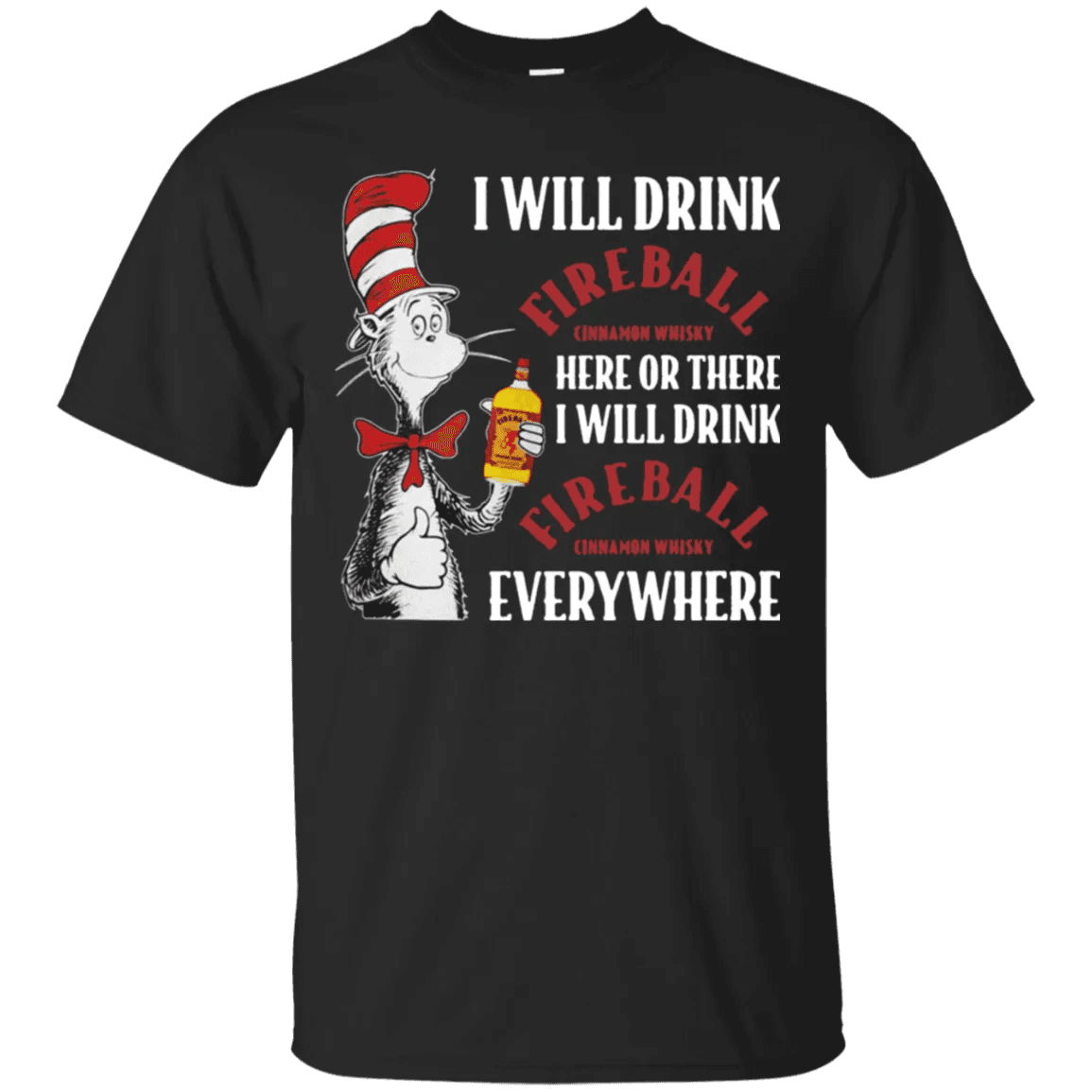 Cat In The Hat Fireball Shirt - WeCustomit